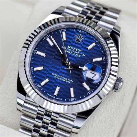 rolex datejust royal blue|Rolex Datejust blue motif.